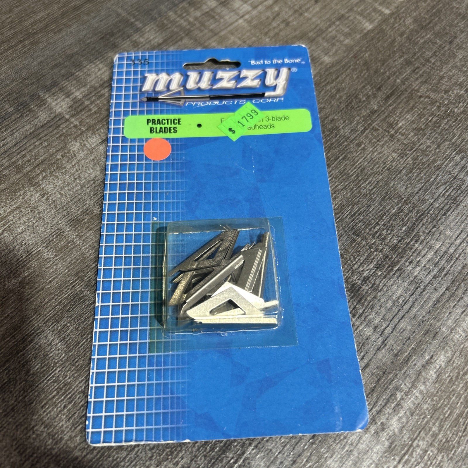 PK NEW GENUINE MUZZY 335 BROADHEAD PRACTICE BLADES 125 GRAIN