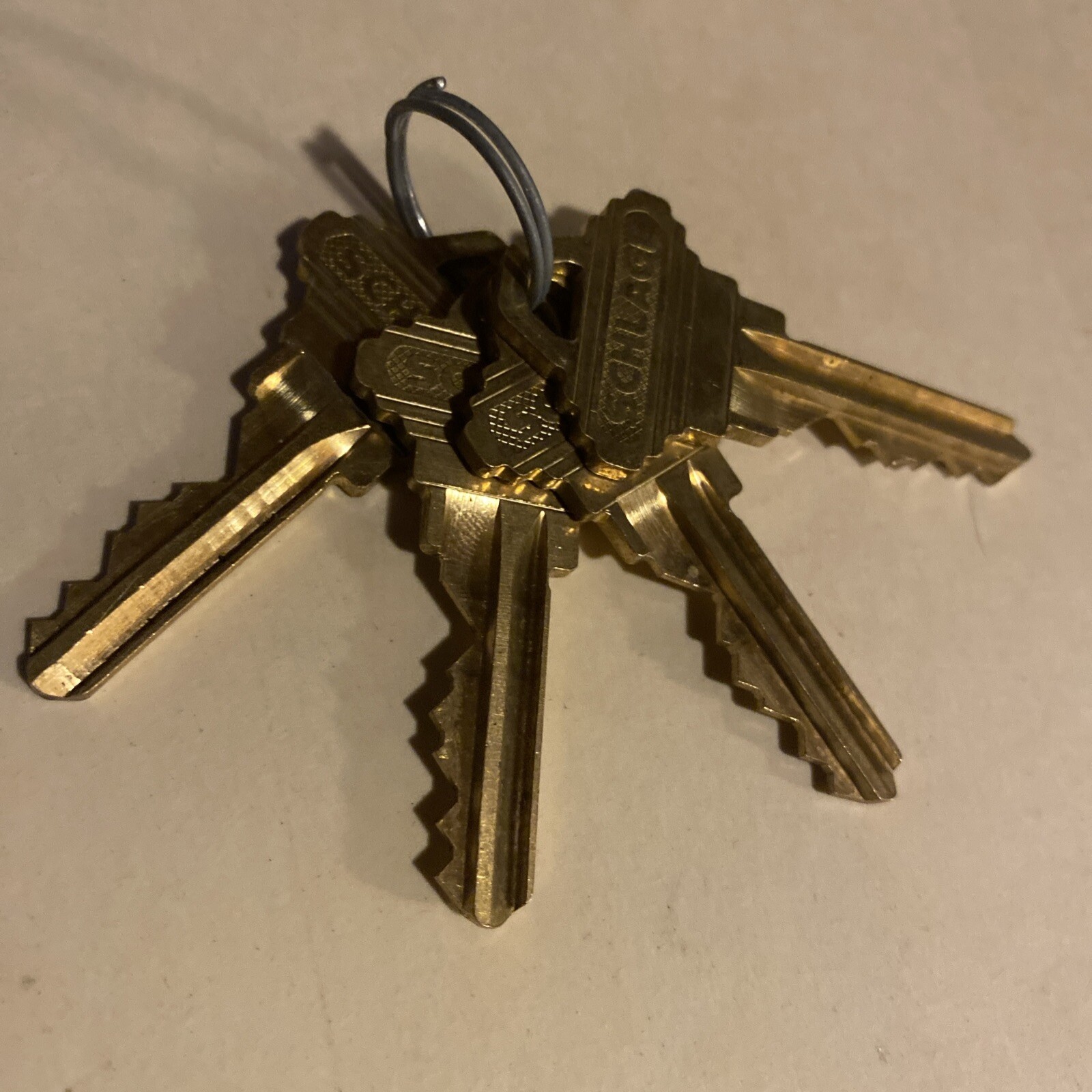 (4) Schlage House Keys Cut by Code / Random Key 5-pin Punched - All matching