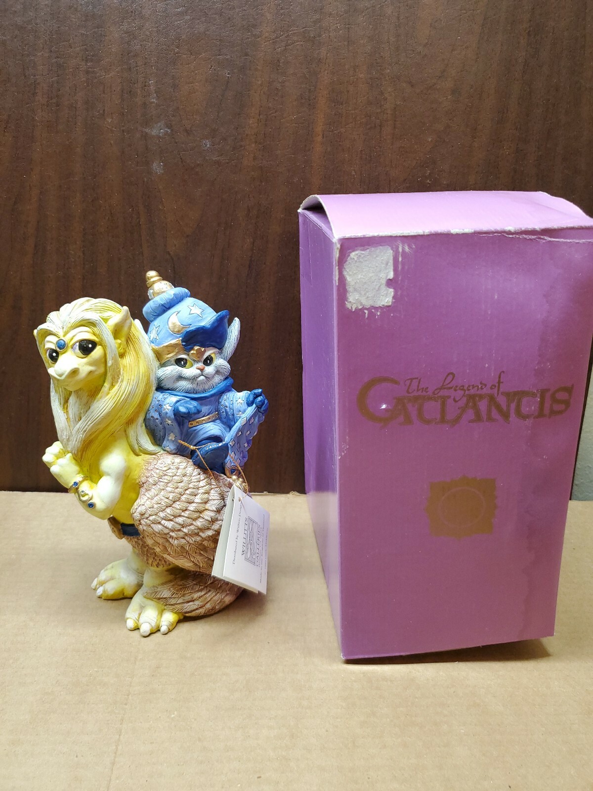 The Legend of Catlantis Balsarn the catlantian Figurine 1989 47017 figure vtg