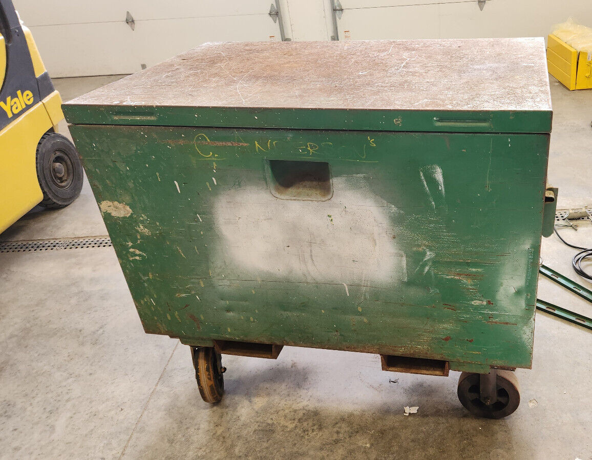 Greenlee ??  48W x 30 x  43T Cable Puller Tugger Bender Rolling Storage Job Box
