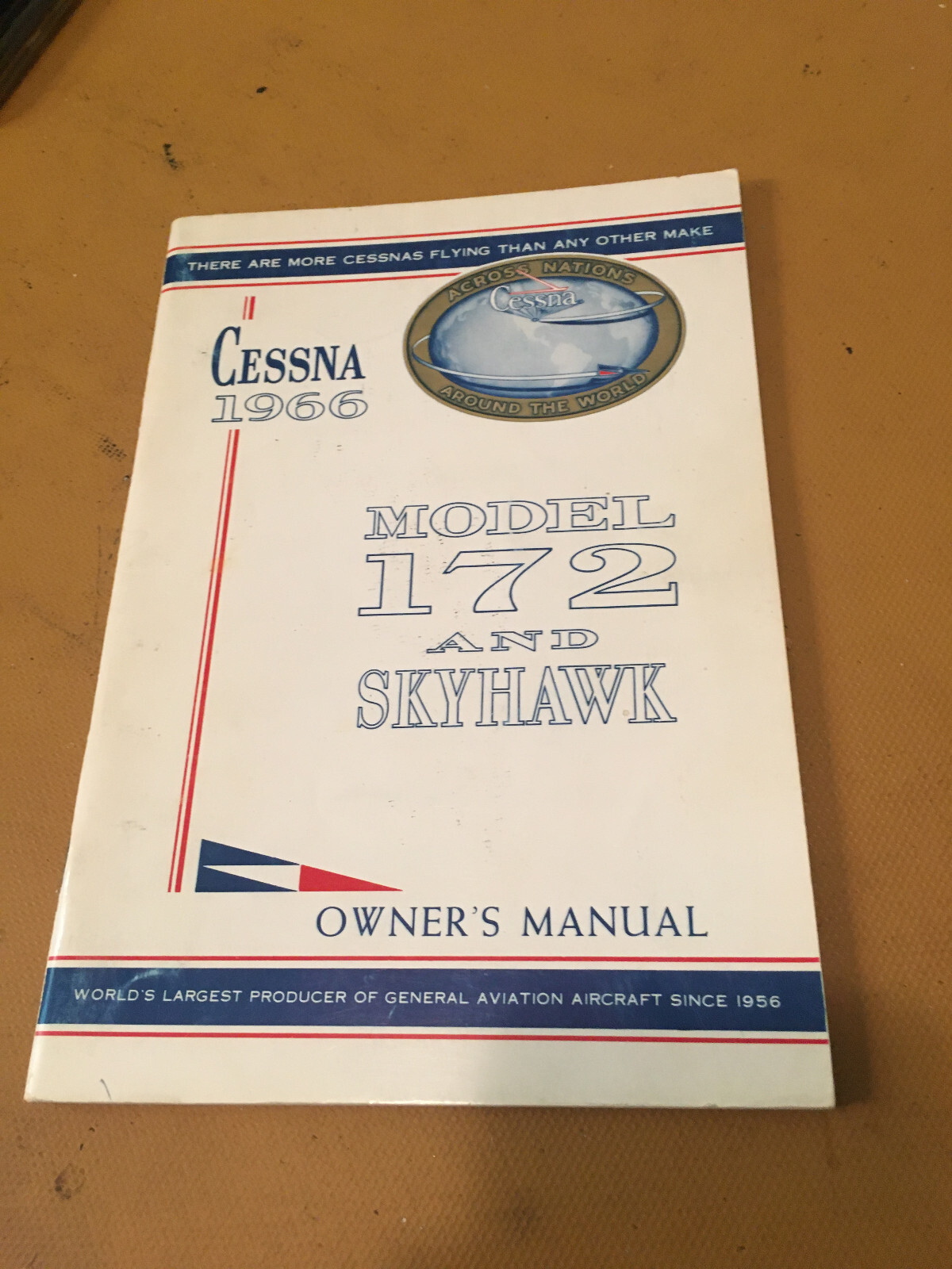 1966 Cessna 172 Owner's Manual