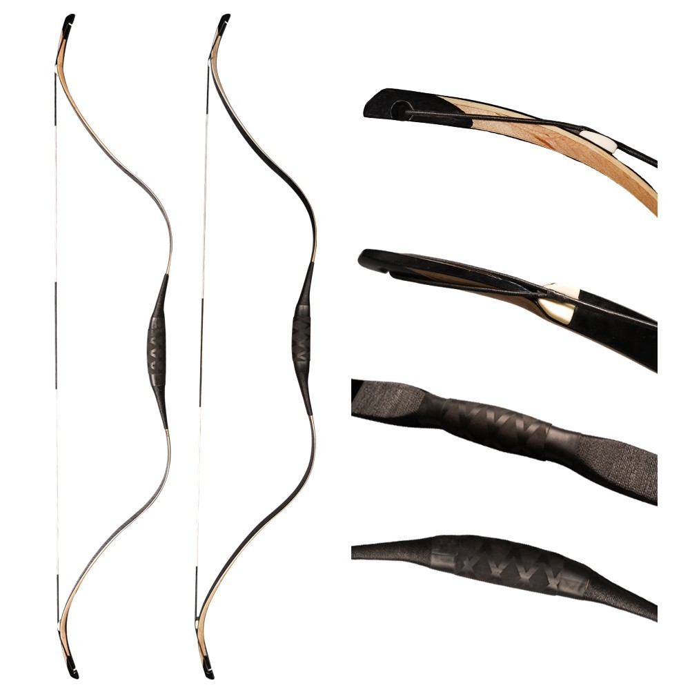54" Tatar Recurve Bow Traditional Horse Hunting Bow 35lbs for Adults