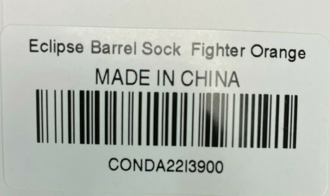NEW Planet Eclipse Barrel Sock - Fighter Orange