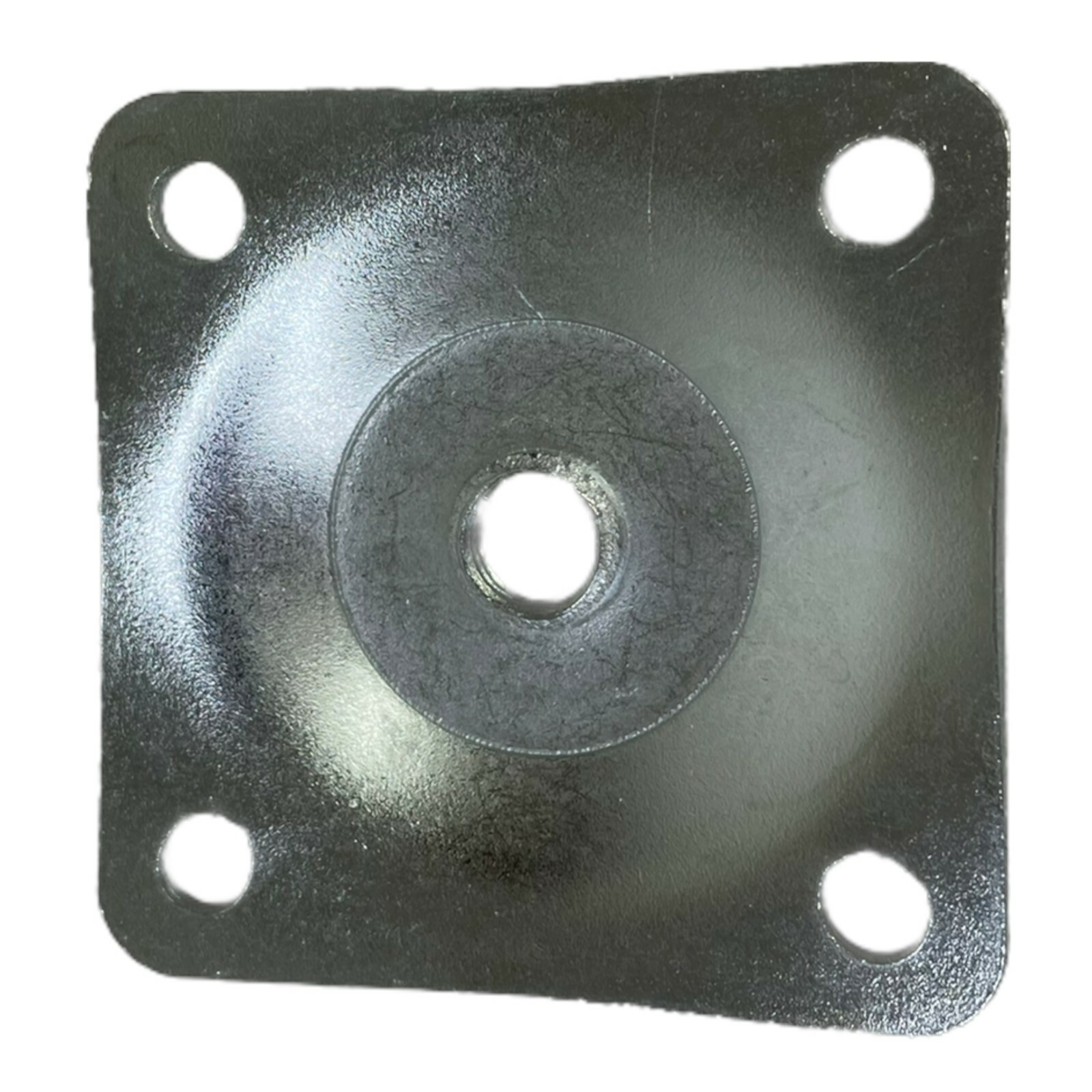 ProFurnitureParts Set Of 4 - 5/16" Threaded Chrome Leg Plates With Attachment Sc