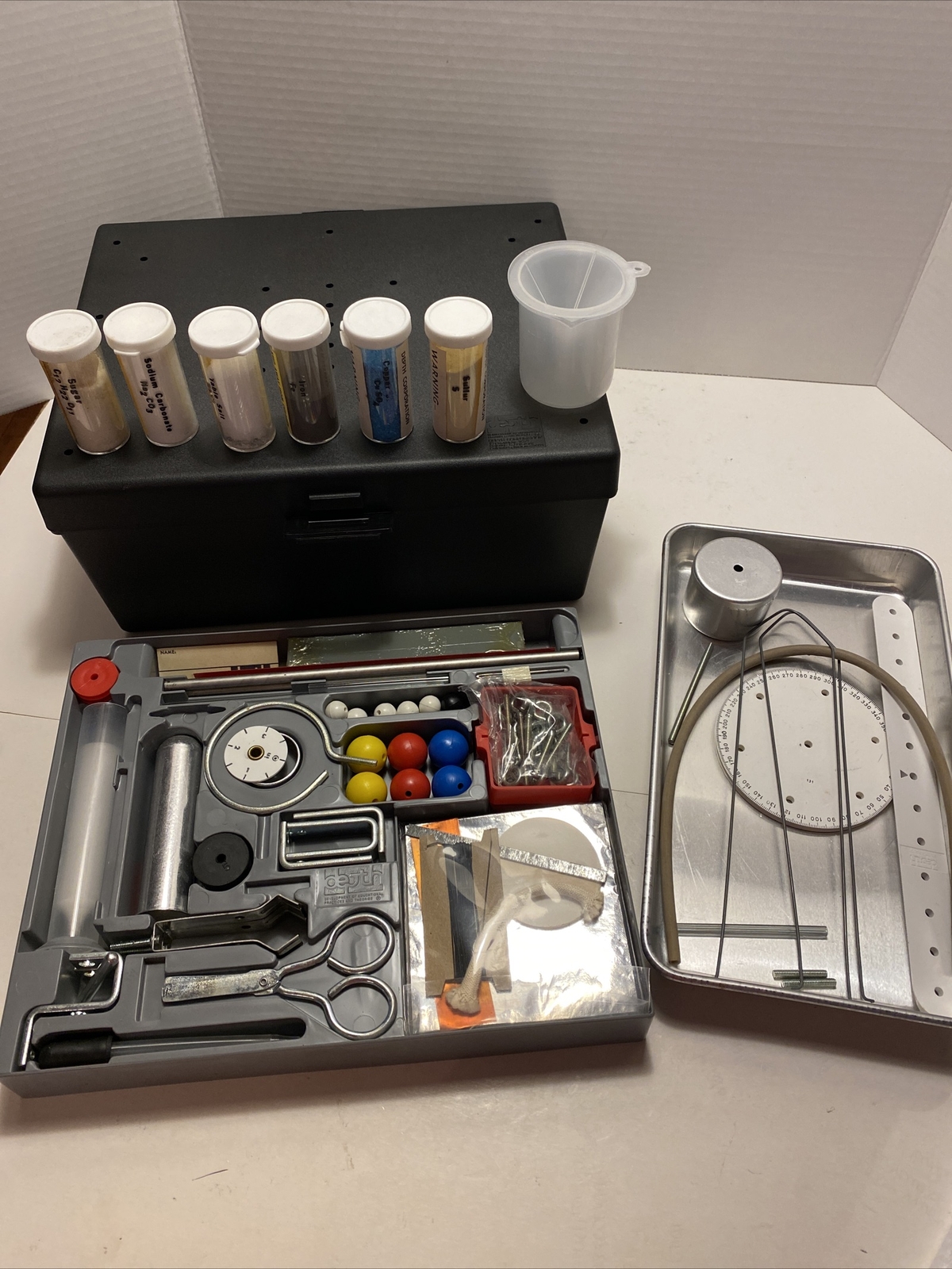 Vintage DEPTH Corp 1972 Chemistry Science Lab Kit Set In Plastic Case NEW