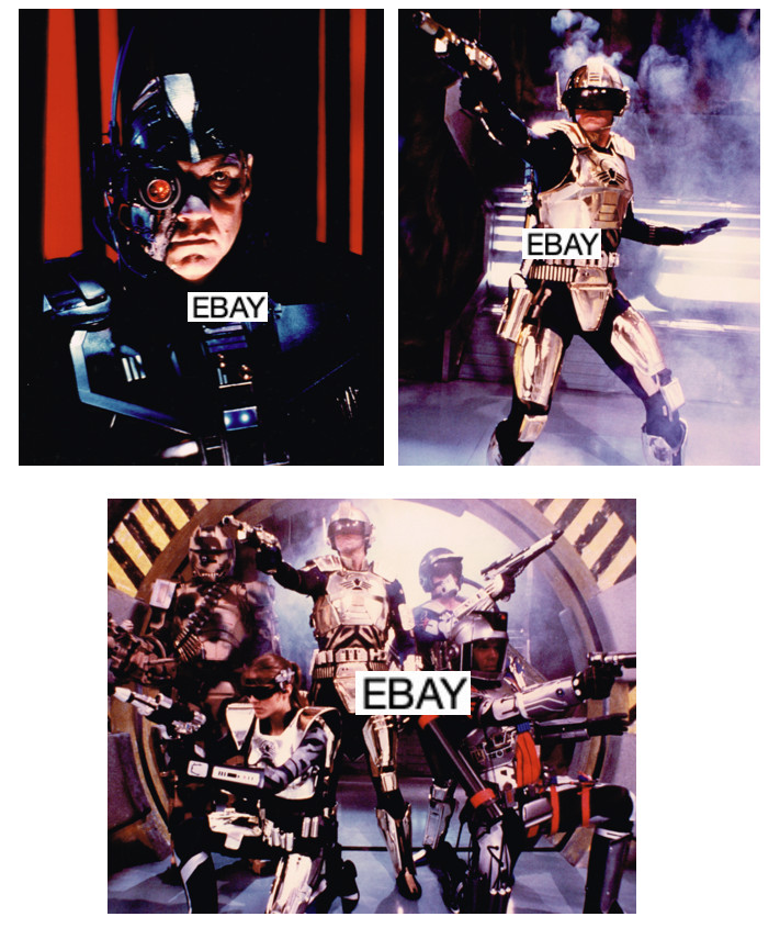 CAPTAIN POWER & SOLDIERS OF THE FUTURE 1987 SCI-FI TV PHOTO LOT (3) SCI-FI
