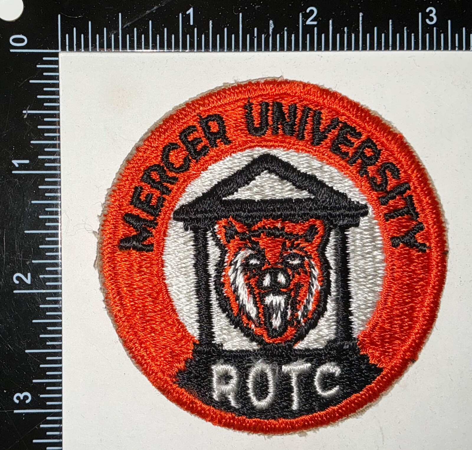 Mercer University Army Reserve Officer Training Corps ROTC Patch