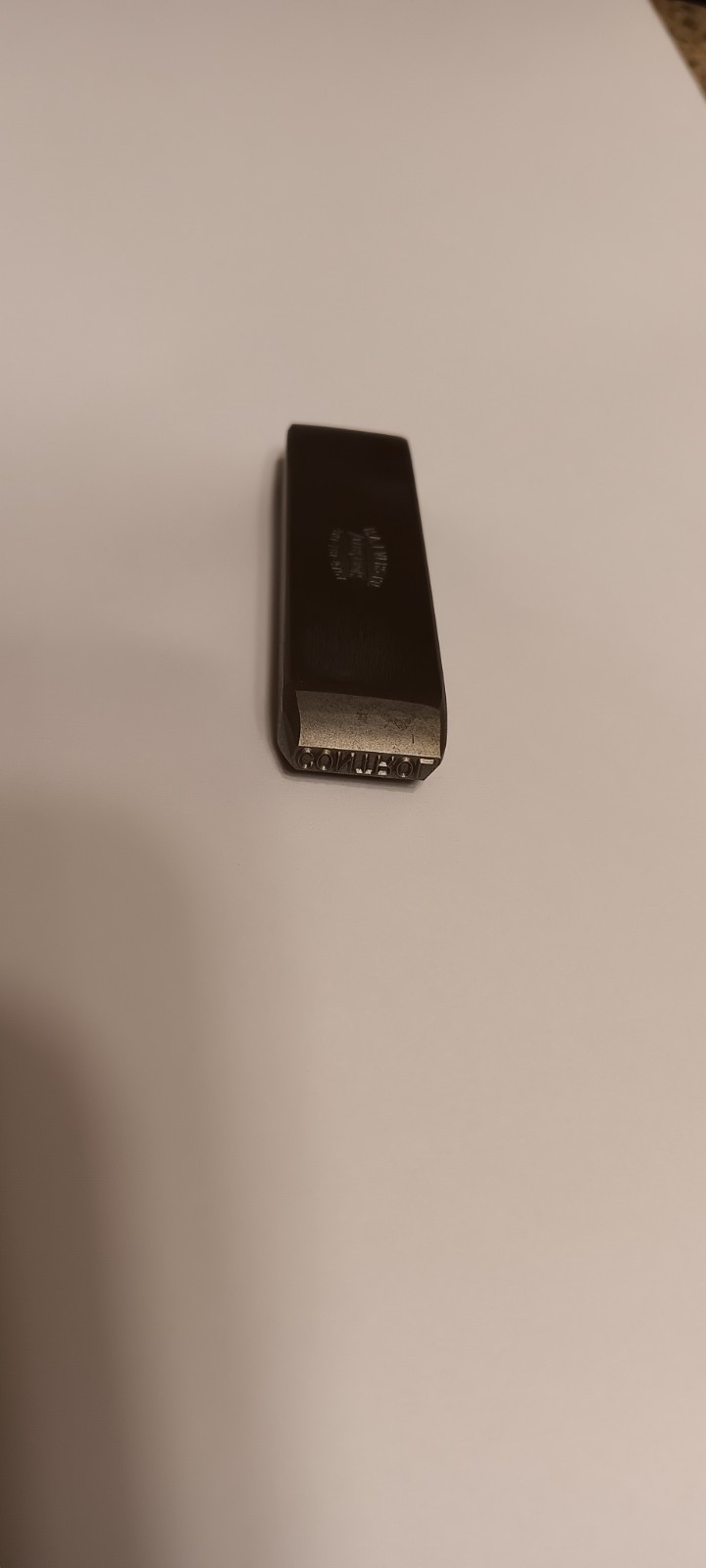 EverStamp #119 CONTROL Key Punch Locksmith Stamping Tool Key Mark Reads CONTROL