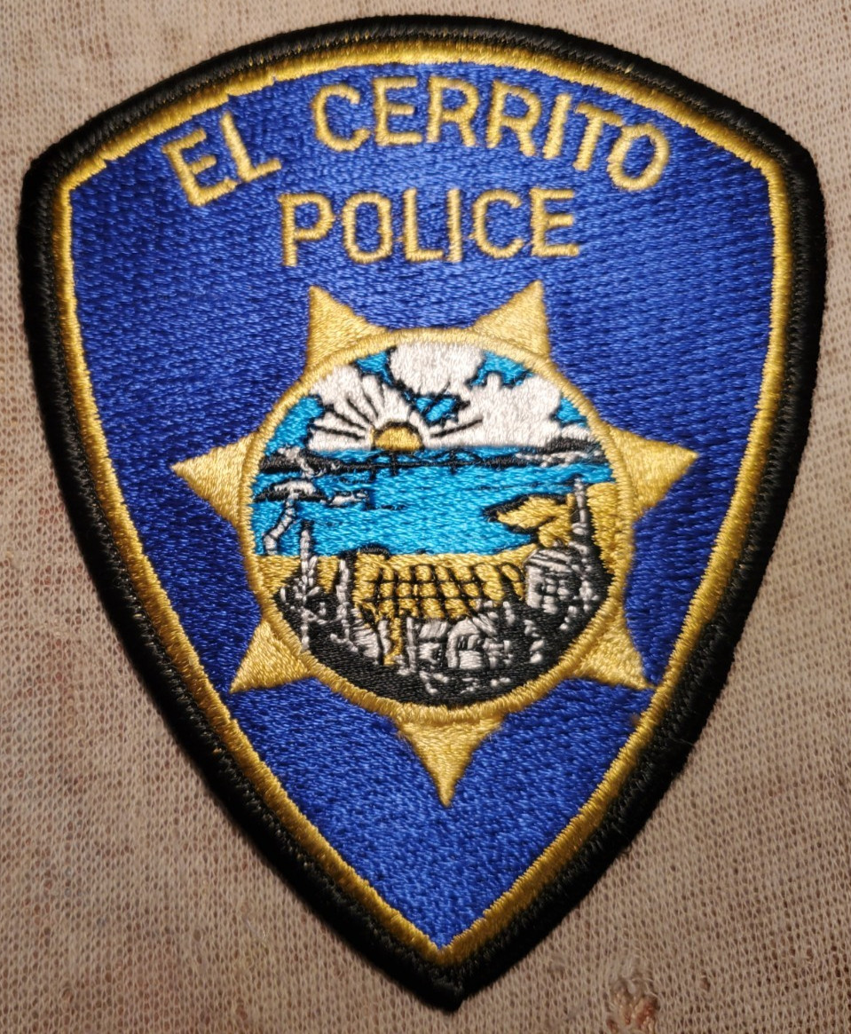 CA El Cerrito California Police Shoulder Patch