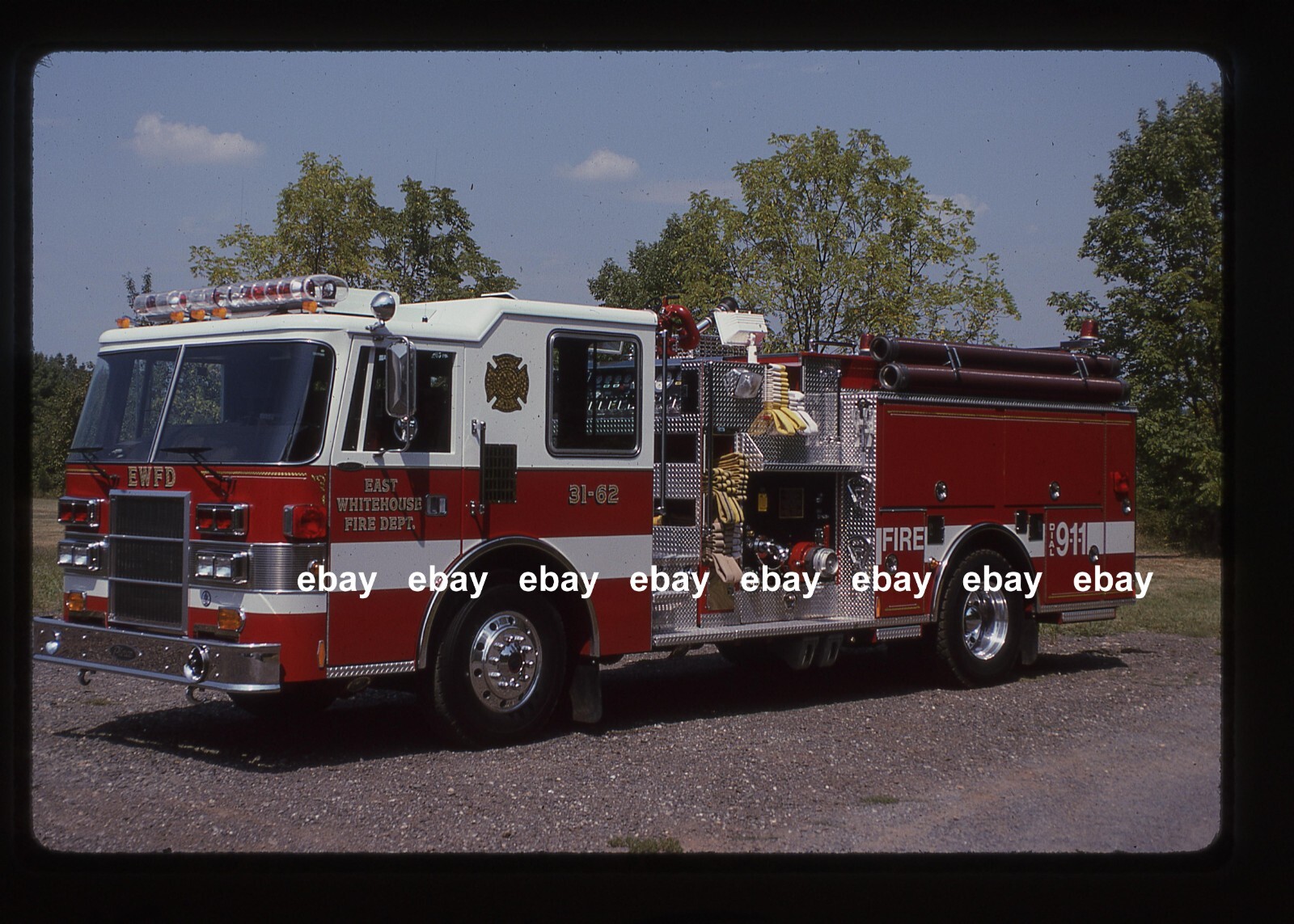 East Whitehouse FC NJ 1993 Pierce Saber pumper Fire Apparatus slide