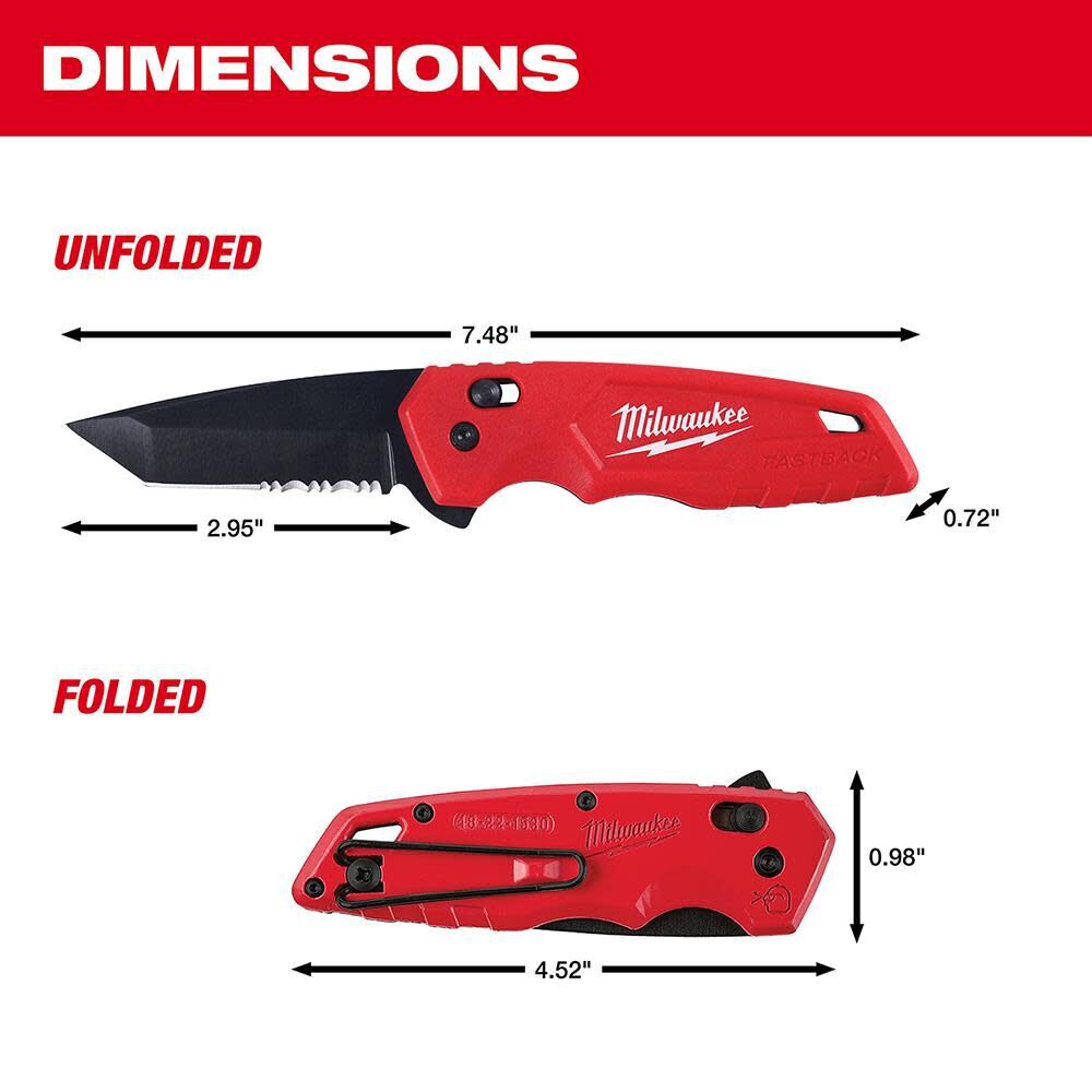Milwaukee Fastback Spring Assisted Folding Knife