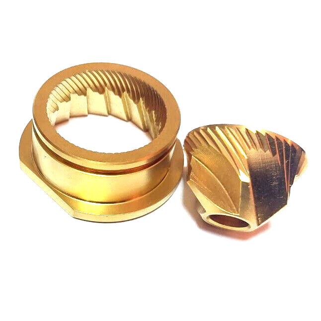 Jura Compatible Conical Grinder Burr Set Titanium for Aroma G2 G3 duty free