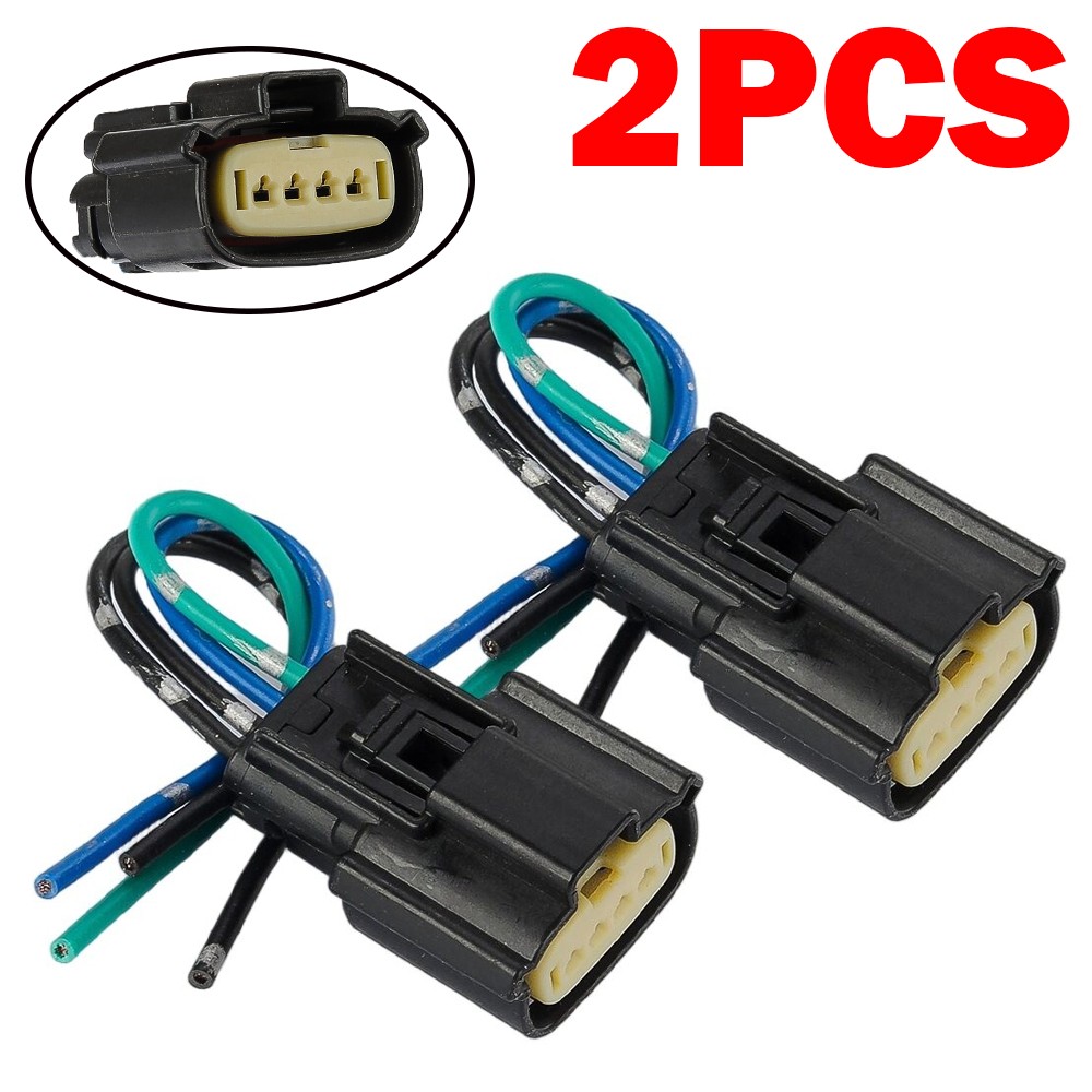 2X For 2021-2023 Ford F-150 F150 4-Way Fog Lamp Fog Light Connector Harness Plug