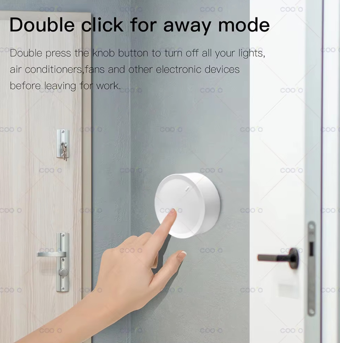 New Tuya ZigBee Smart Knob Switch DIY Wireless Scene Button Rotatable Dimmer