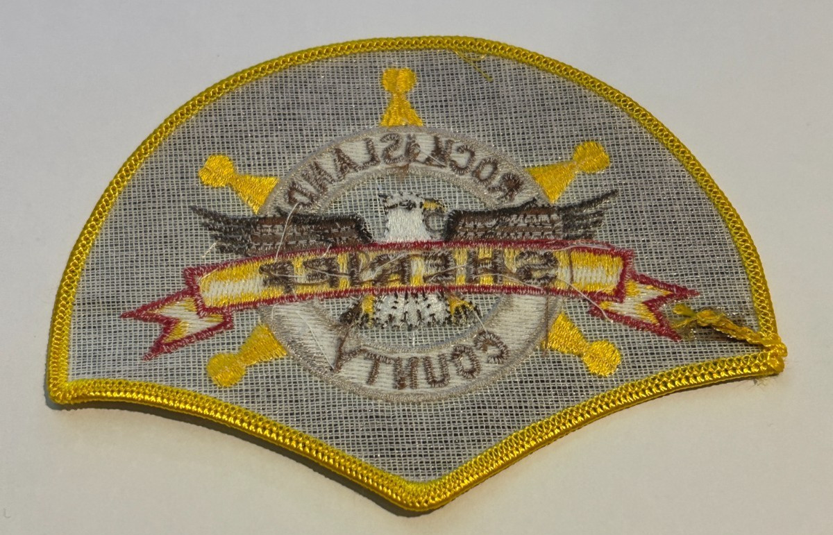 Rock Island County Illinois Sheriff Patch Unused