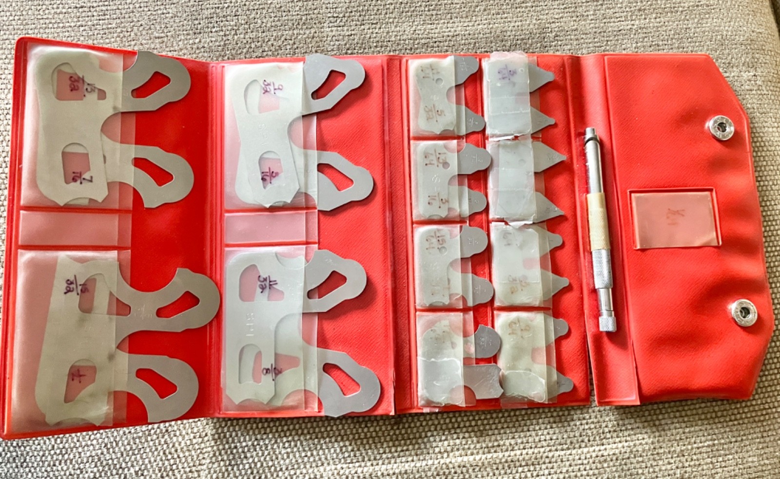 Mixed Set of Radius Gages - Mostly SPI