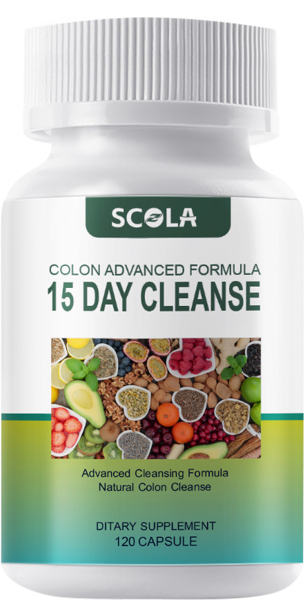 15 Day Cleanse - Gut Colon Support Caffeine-Free Advanced Formula - Non-GMO 120
