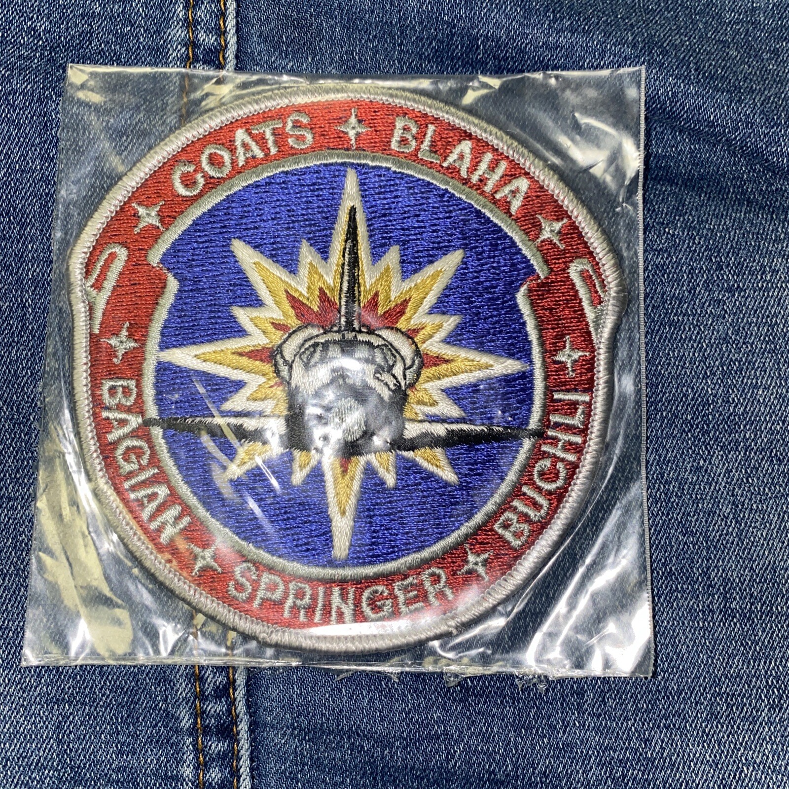 DISCOVERY Space Shuttle Patch COATS-BLAHA-BUCHLI-BAGIAN-SPRINGER 4"W