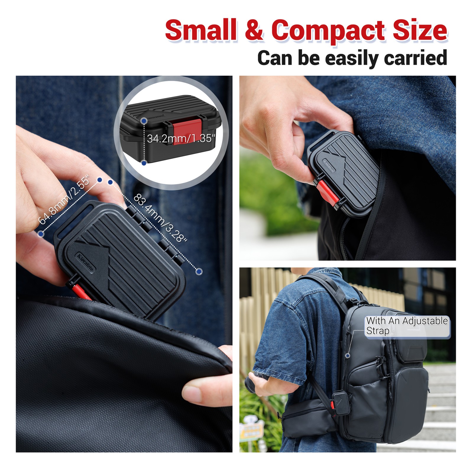 12 Slots Memory Card Case for 6 Micro SD TF 6 SD SDXC CFexpress Type A Sony A7RV