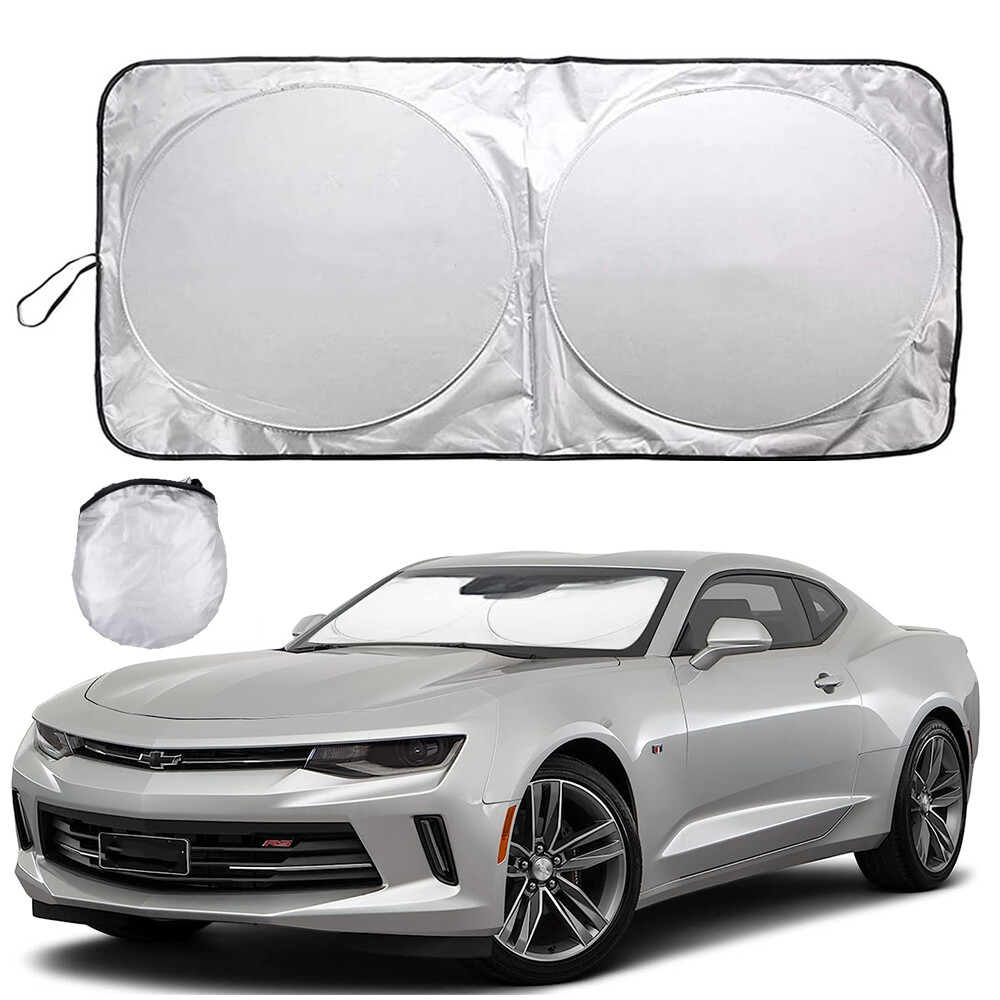 For 2010-2023 Chevy Camaro Auto Coupe Windshield Sun Shade UV Block Shield Cover