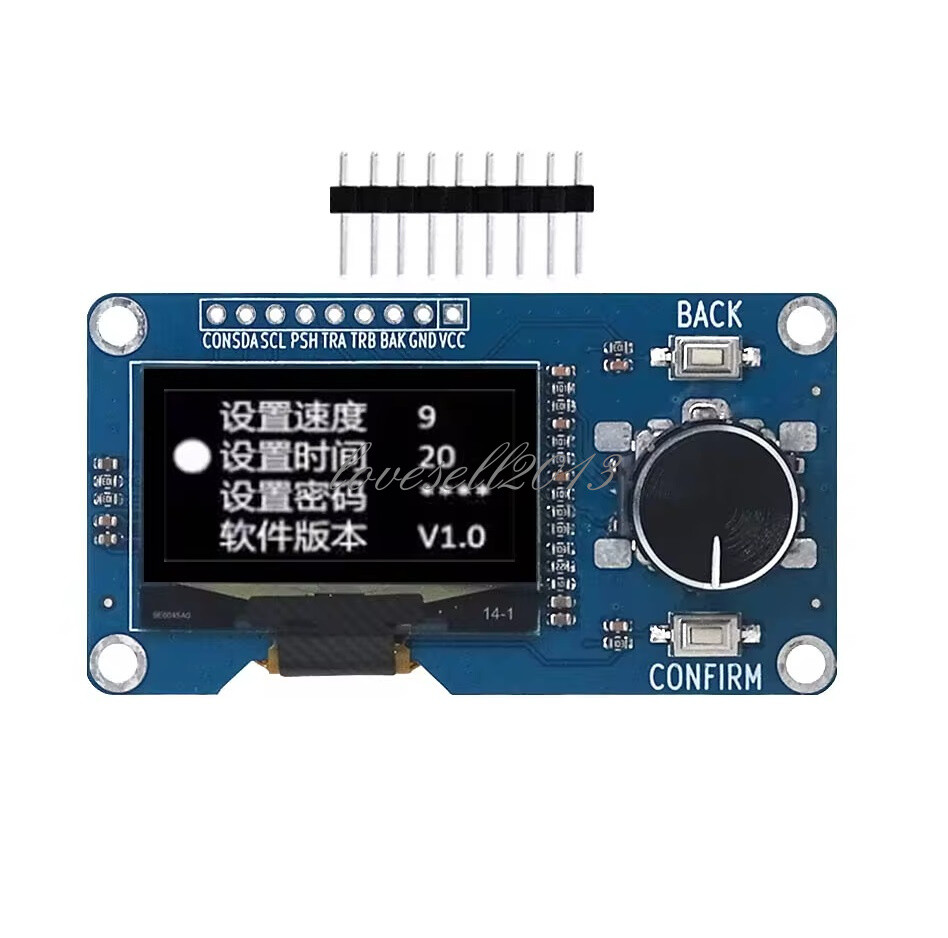 1.3 Inch OLED Display Screen With EC11 Rotary Encoder Module IIC Interface NEW