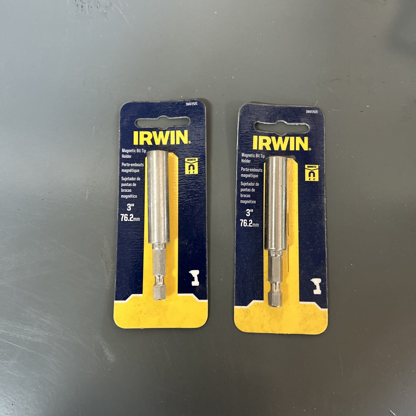 Irwin 1/4" Magnetic Bit Holder - IWAF252C   2-pack