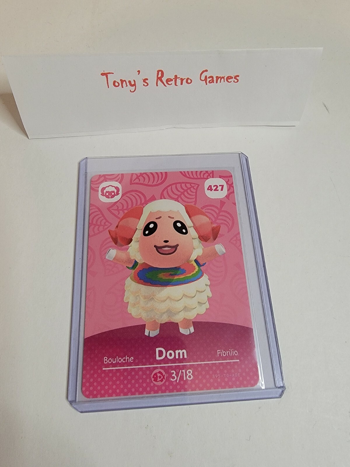 !SUPER SALE! DOM # 427 Animal Crossing Amiibo Card SERIES 5 MINT NEVER SCANNED!