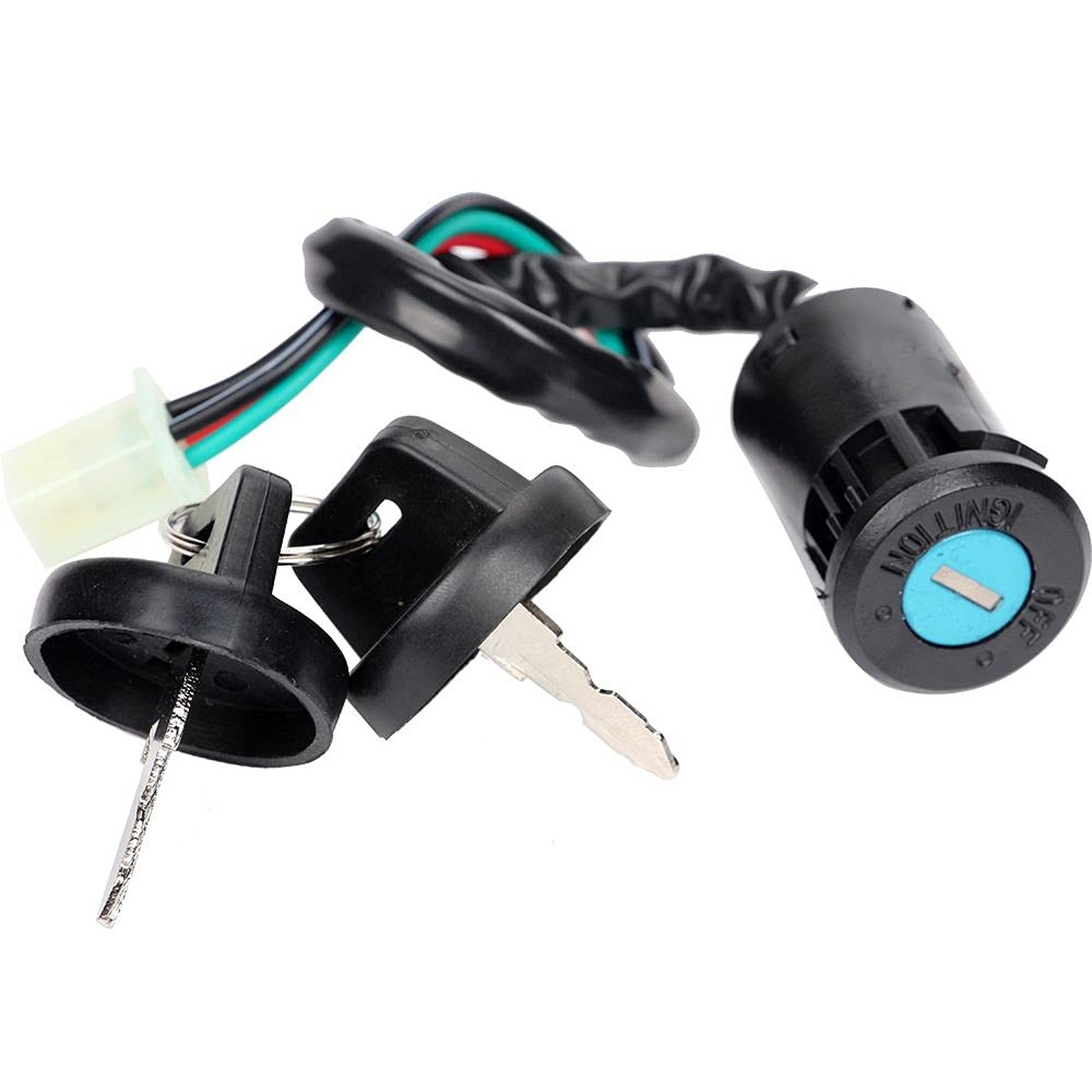 Ignition Key Switch with Cap for 50cc 70cc 90cc 110cc 125cc 150cc 200cc 250cc...