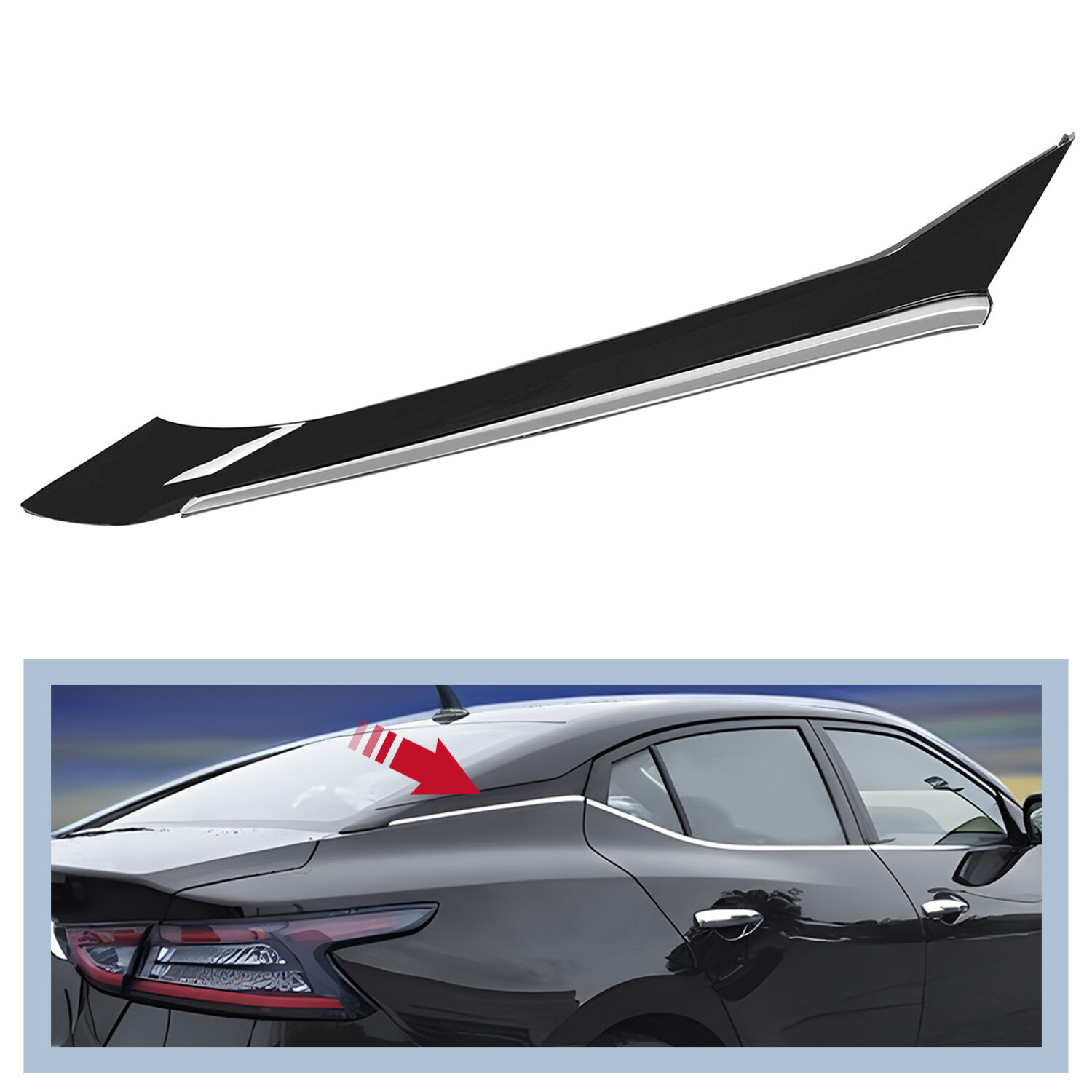 #78872-4RA0A For NISSAN MAXIMA 2016-2021 Rear Pillar Molding Trim Right Side RH