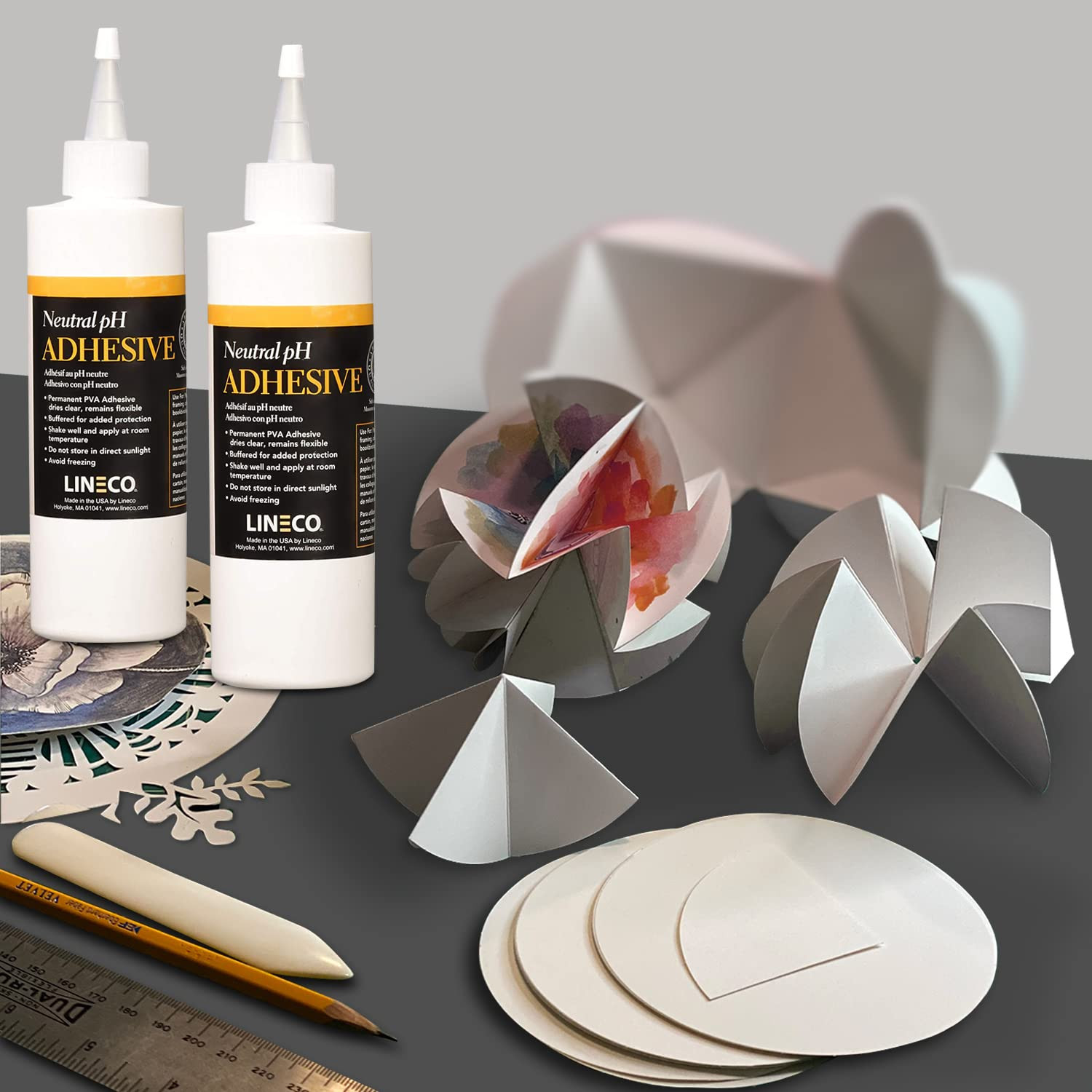 Neutral Ph Adhesive, 4 Oz, Acid-Free, All-Purpose Glue, Dries Clear and Remains