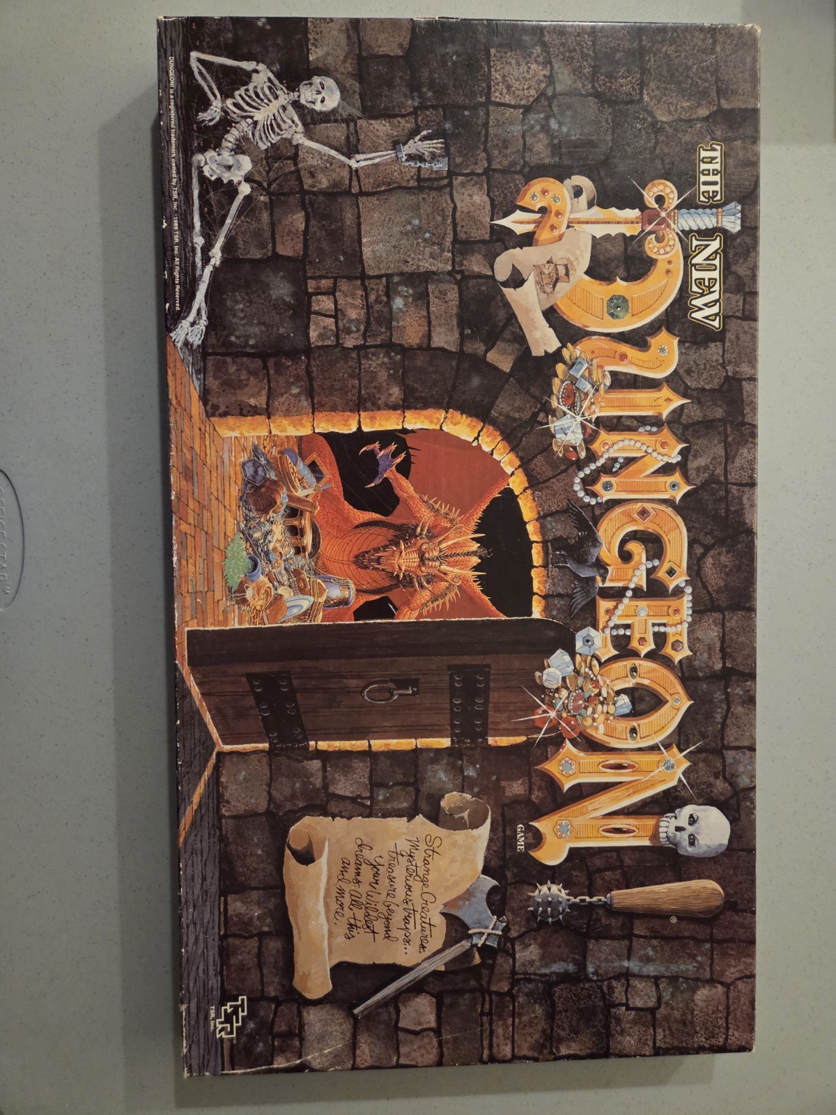 The New Dungeon! Board Game TSR Dungeons & Dragons 1989 Complete
