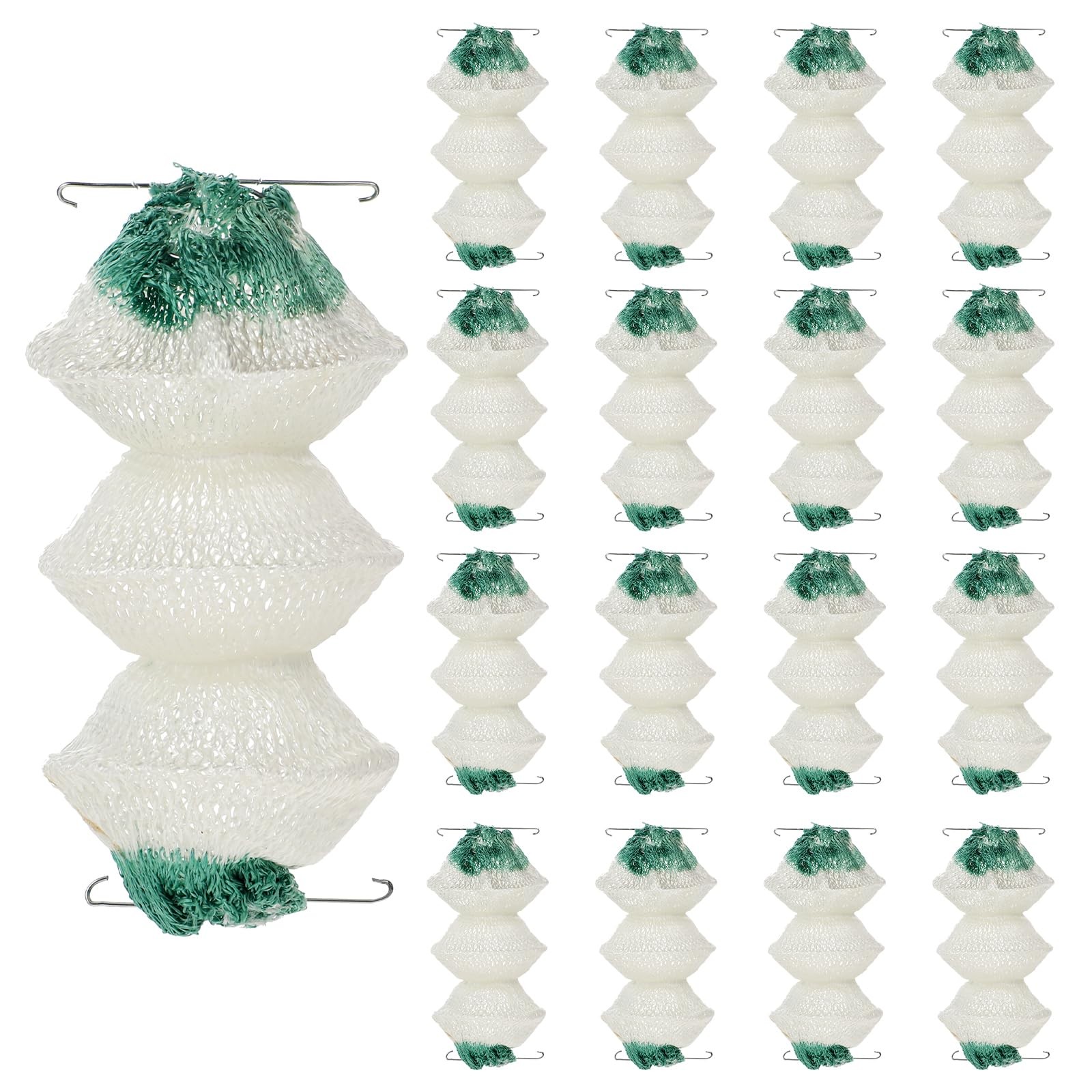 Gas Lantern Mantles 12-Pack, 3-Layer Accordion Shape for Coleman Lanterns