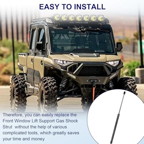 2PCS 7043889 Front Window Lift Support Gas Shock Strut, Compatible with 2013