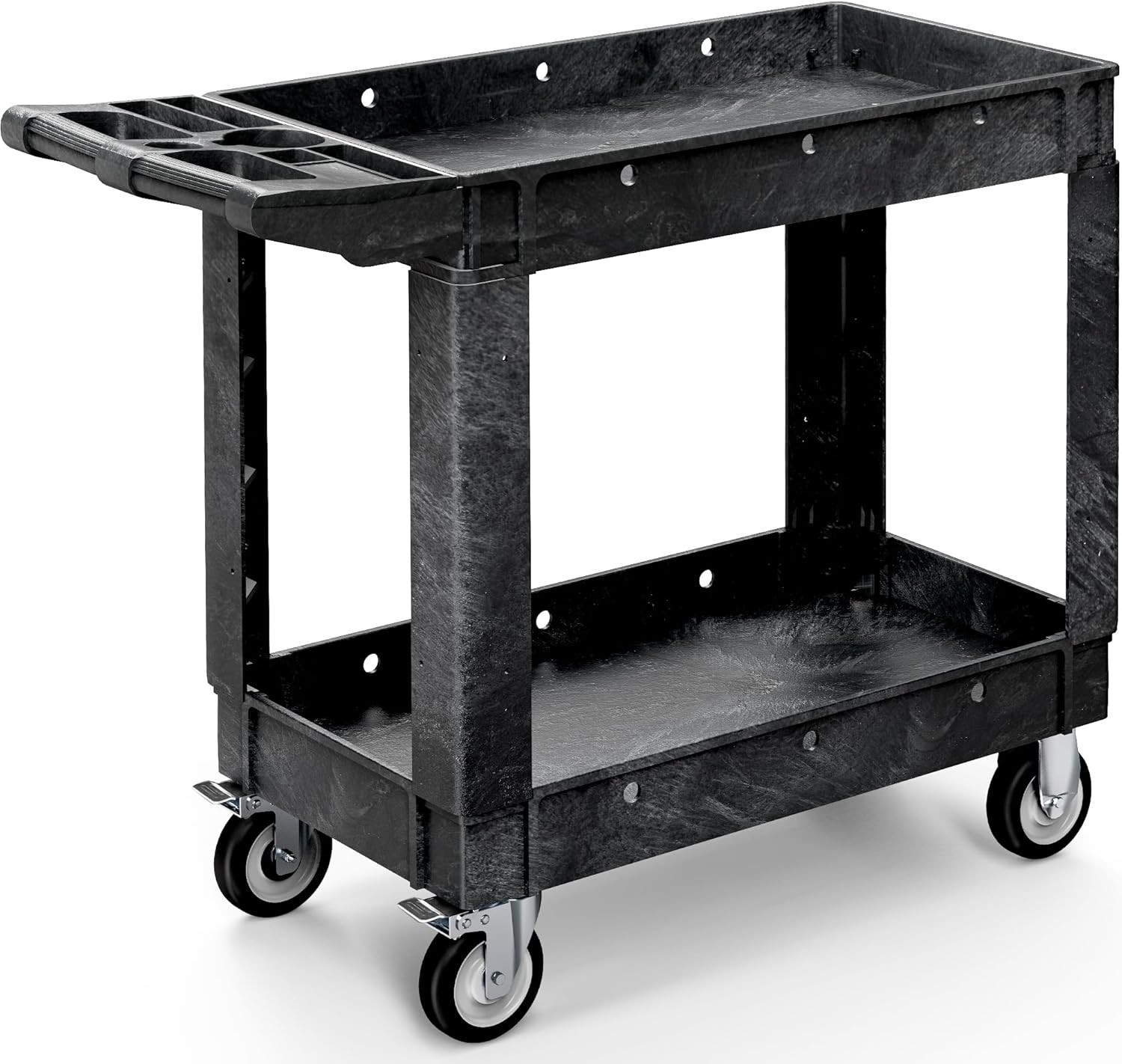 Utility Cart on Wheels, 550 Lbs Capacity Service Cart, 40 X 17 Inch Rolling