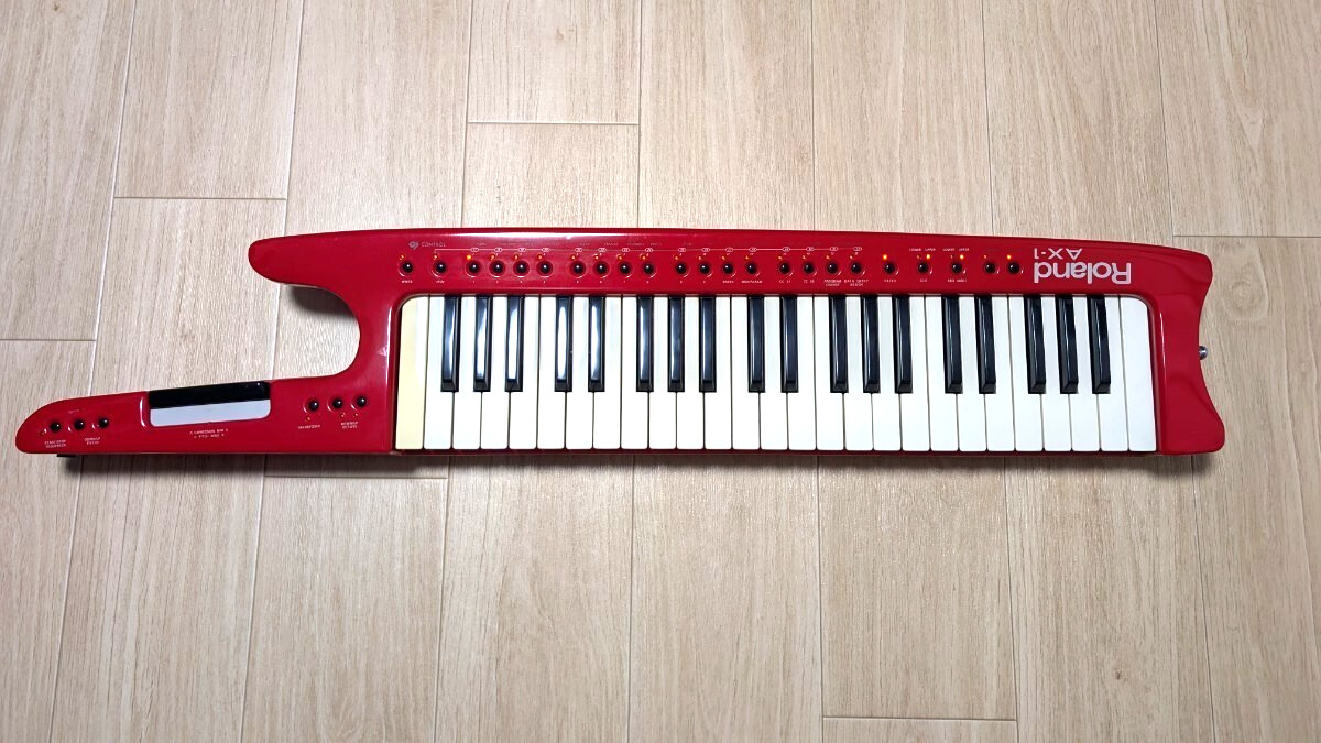 Roland AX-1 Shoulder Keyboard Red Musical Instrument