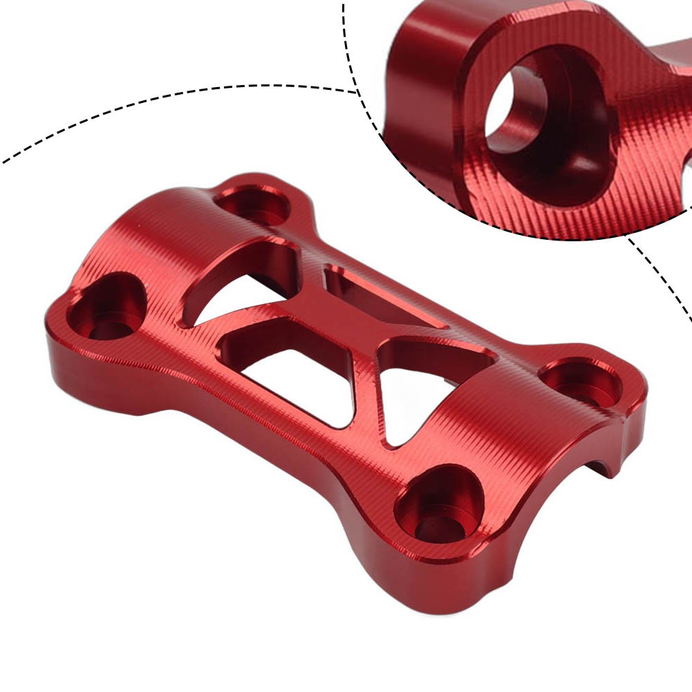 Handlebar Riser Mount Clamp Top Cover Red For Honda CB500X 2019-2022