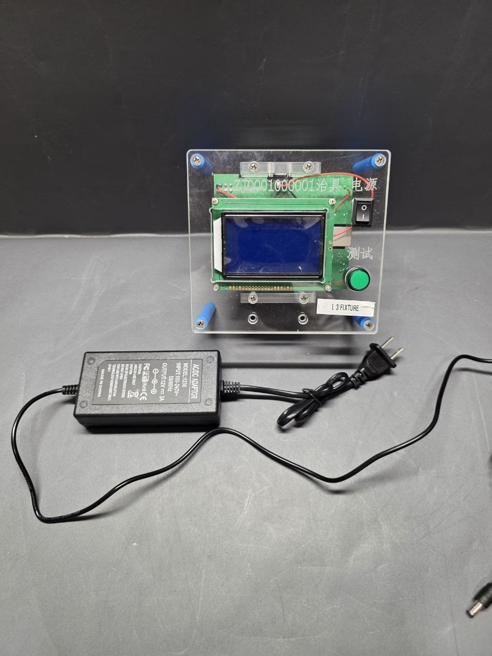 Antminer L3 L3+ L3++ Hashboard Test Fixture Tester L3_IO_Board V1.2 w/ PSU