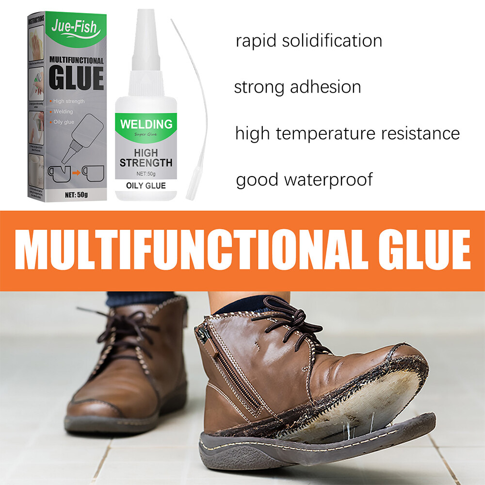 Jue-Fish Glue, 50ML Welding High-Strength Oily Glue, Multifunctional Oily Glue