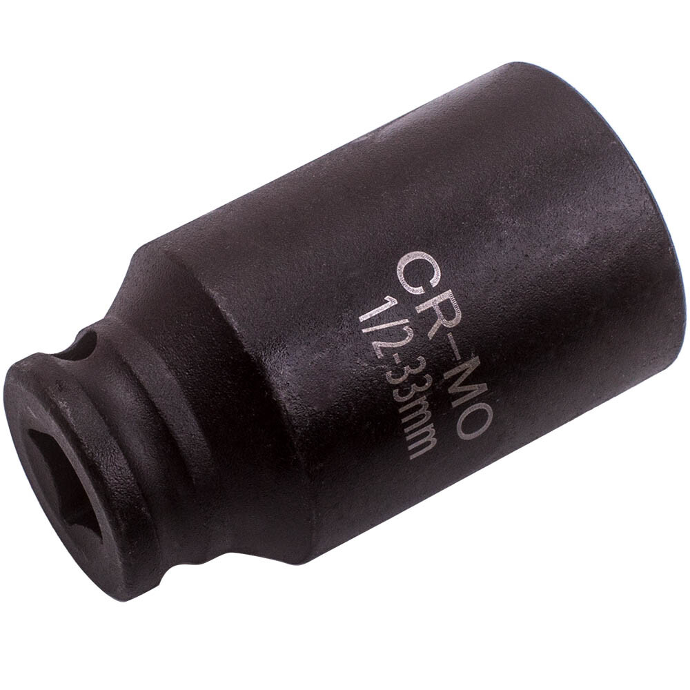 Deep Impact Socket Kit 1/2" Drive Metric Axle Hub Nut Socket 29mm-38mm Set