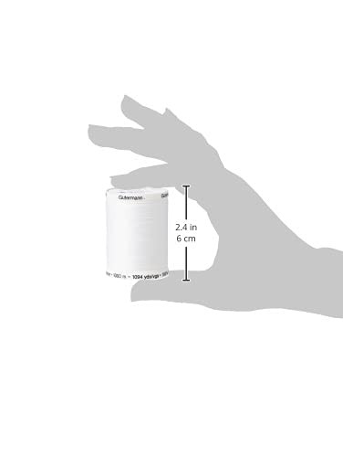 Gutermann Sew All Thread 1000M White High Quality Durable Sewing Thread