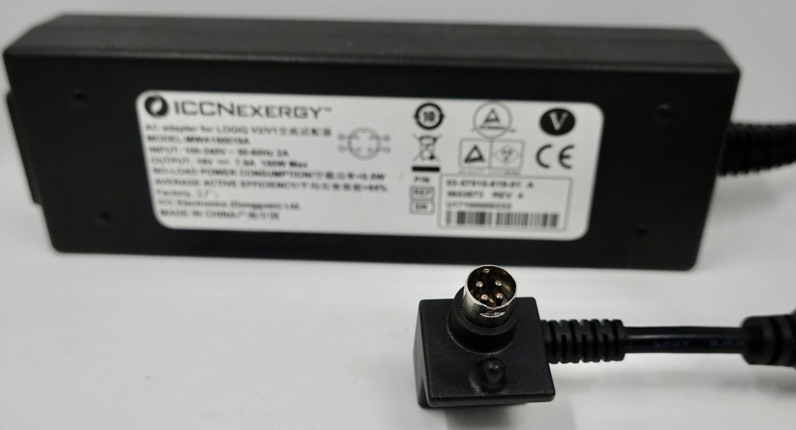 ICCNexergy MWA150019A AC Adapter for LOGIQ V2/V1 ELPAC by Inventus Power MINT