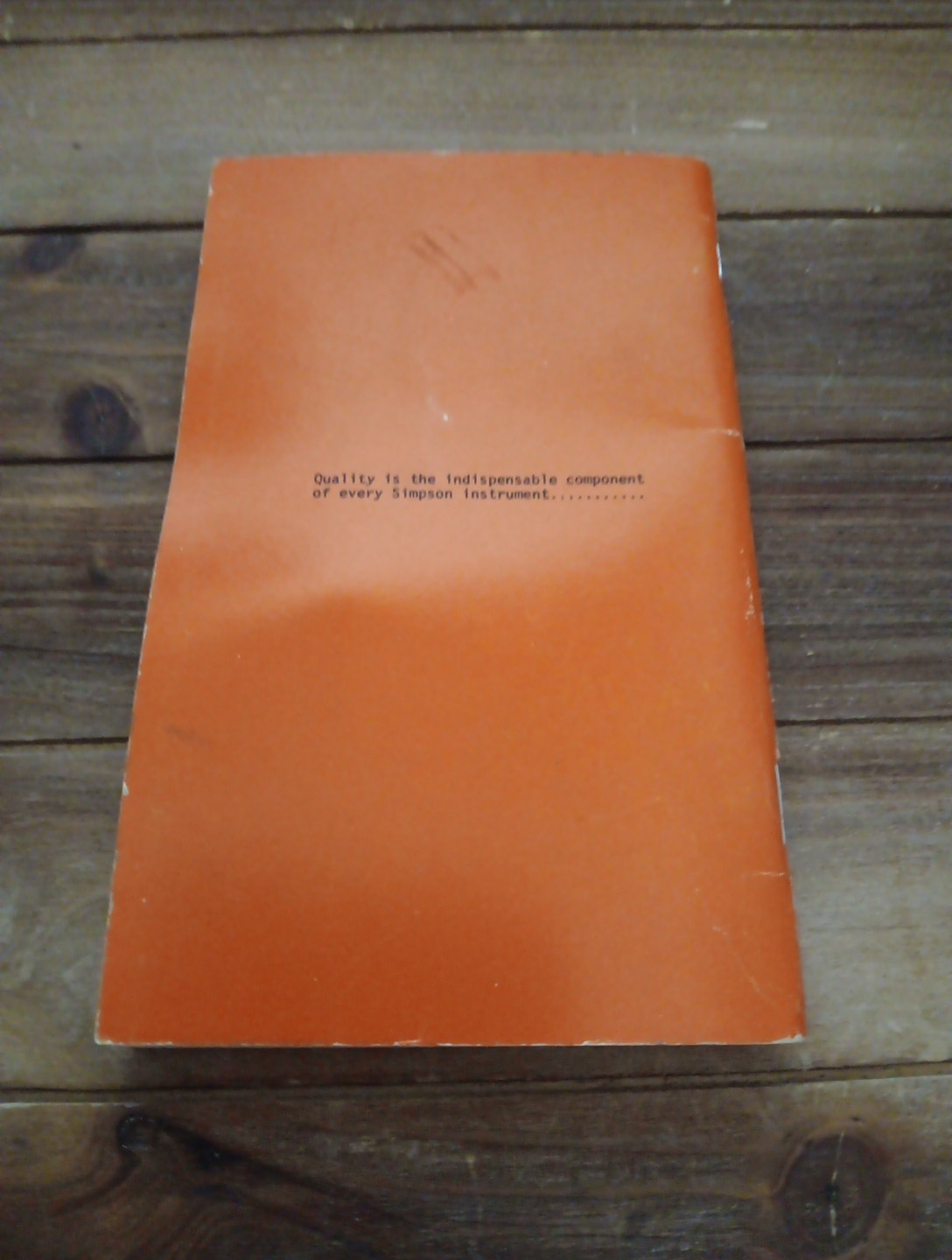 Simpson Digital Multimeter Model 463 Operator's Manual 1979 Original USA