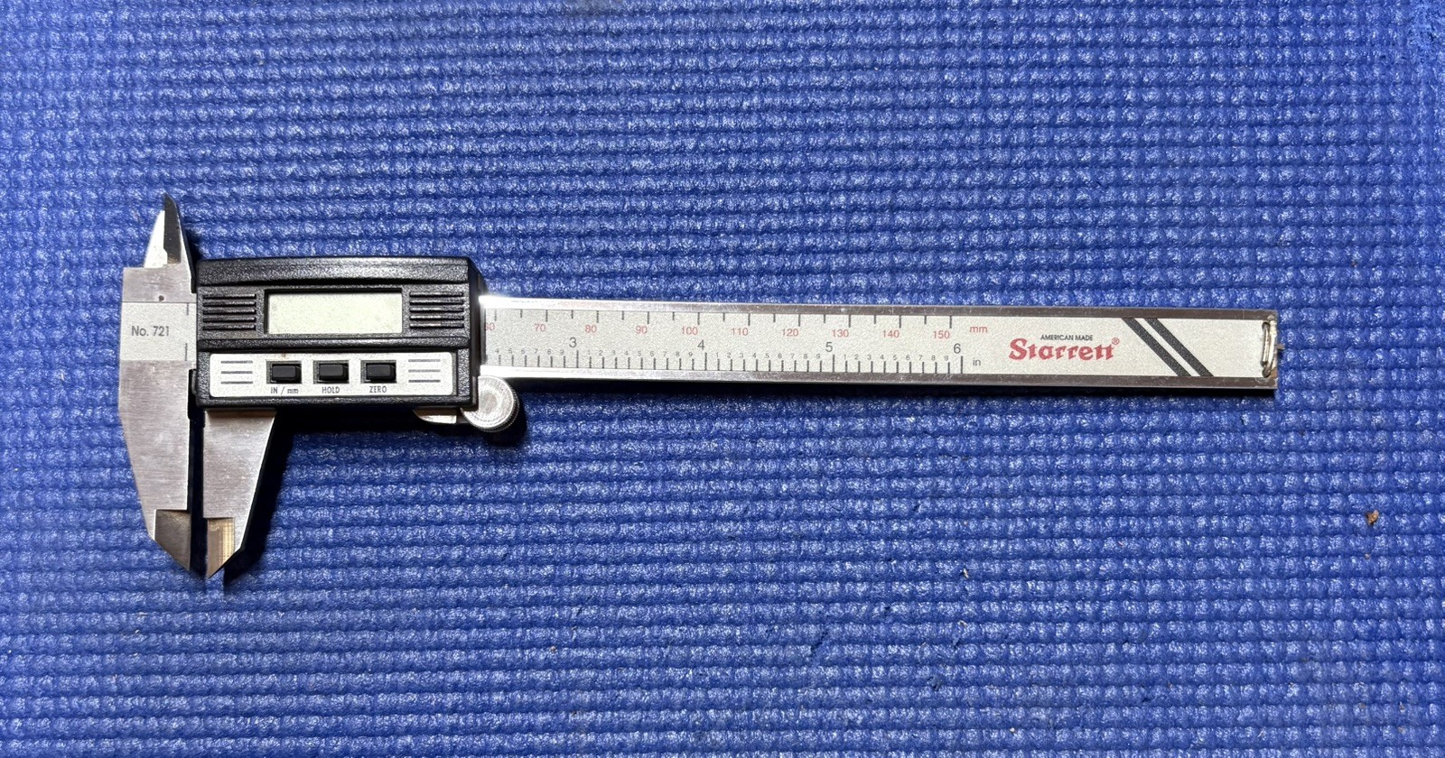 Starrett No. 721 Electronic Digital Caliper 0-6” / 150mm