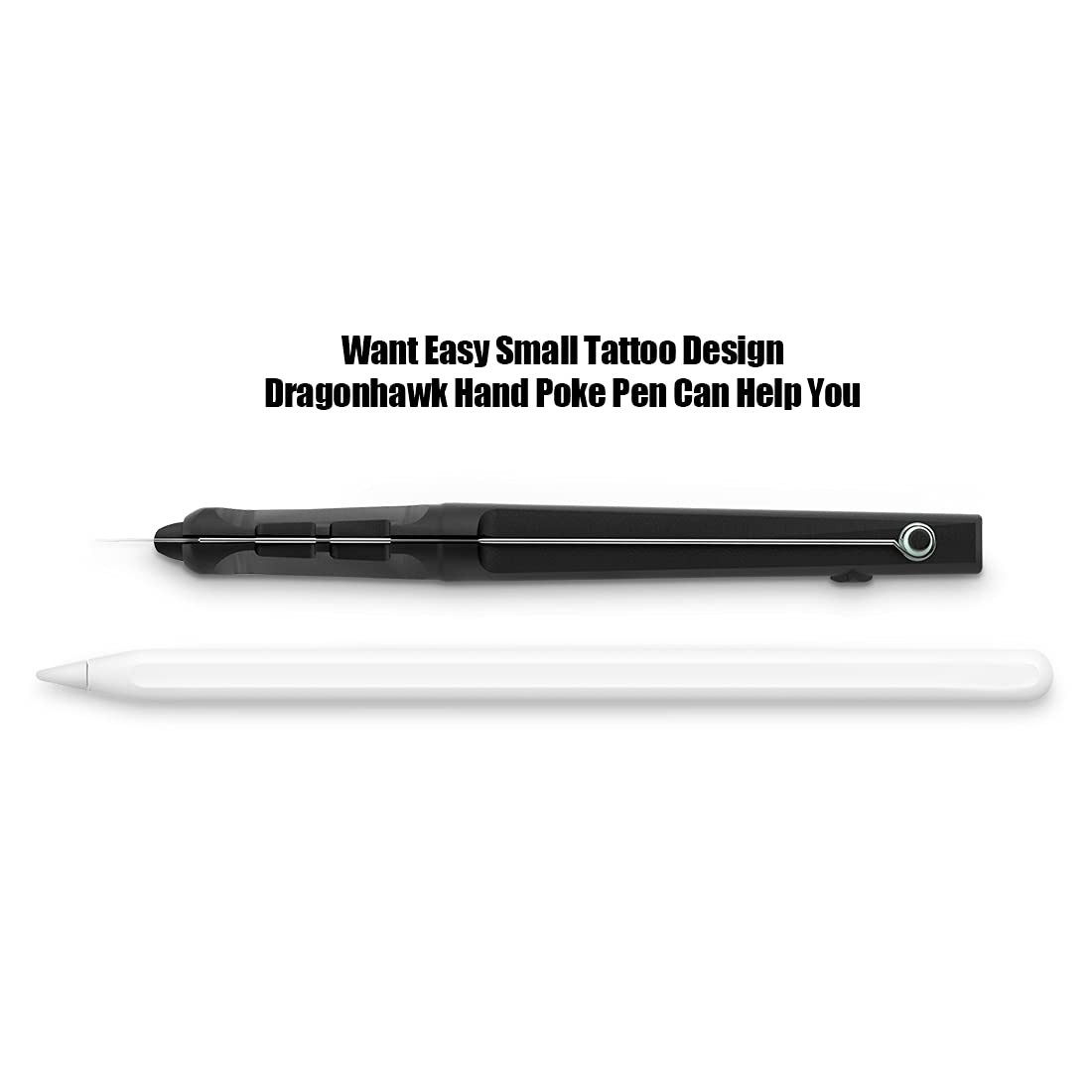 Dragonhawk Poke Stick Tattoo Kit Beginner Hand Diy Home Supply Black