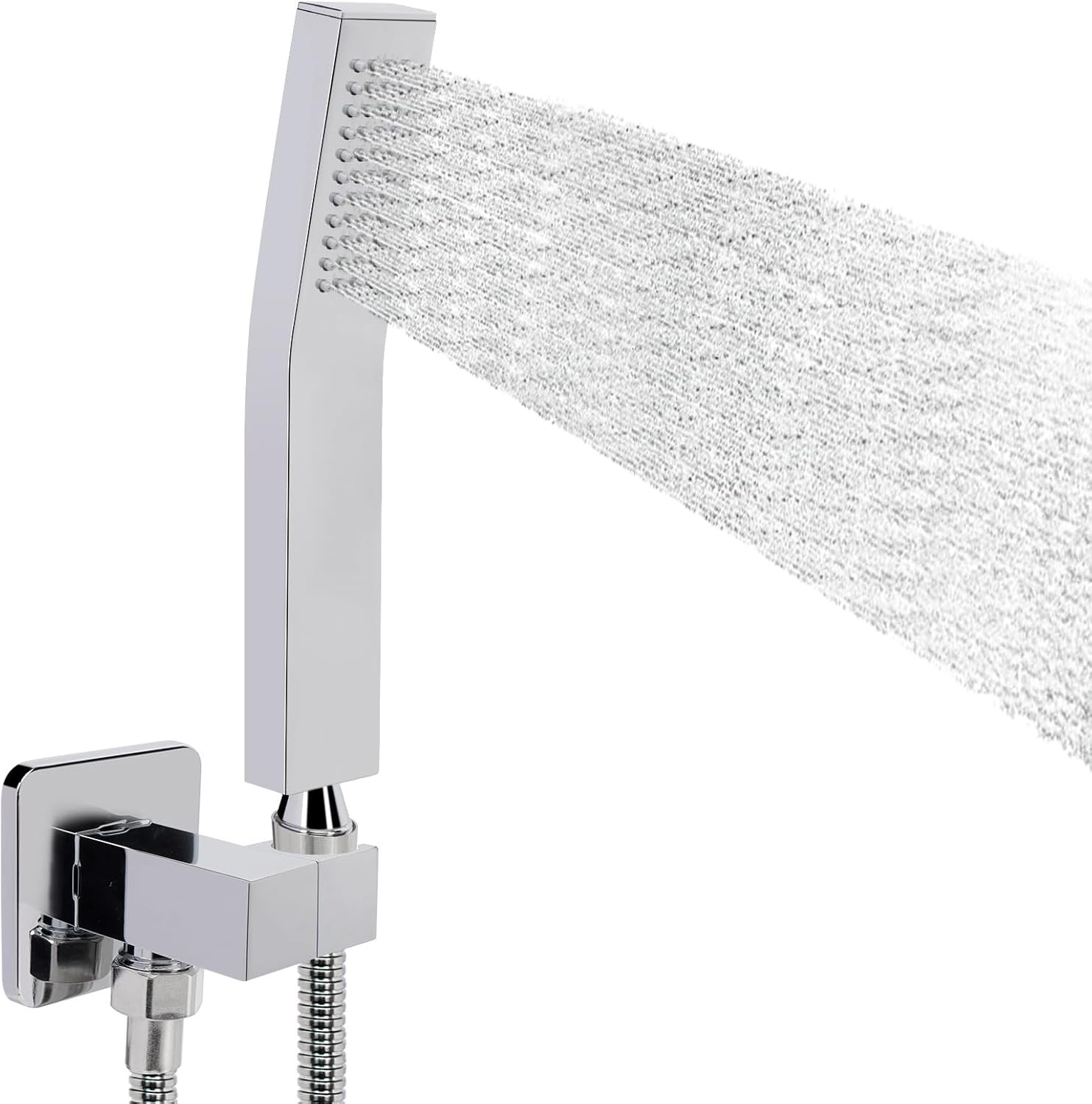 Brass Hand Held Shower Head, Luxury High Prure Shower Kit with
