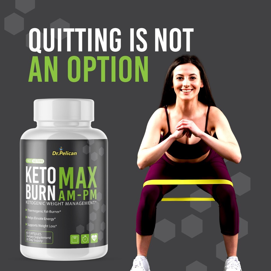 Keto Burn MAX AM-PM- Keto & Weight Support - 4 Bottles- 240 Capsules