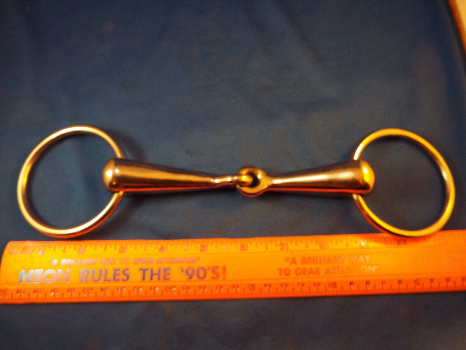 HOLLOW MOUTH LOOSE RING SNAFFLE HORSE BIT