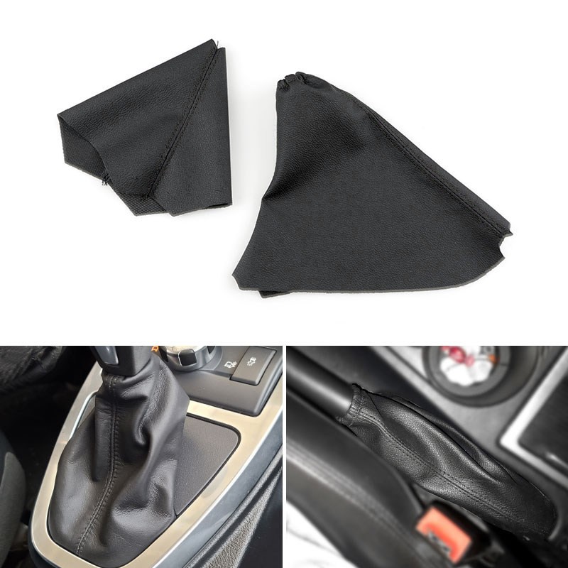 Black Center Gear Shift Handbrake Gaiter Boot Cover For Land Rover LR2 2008-2013