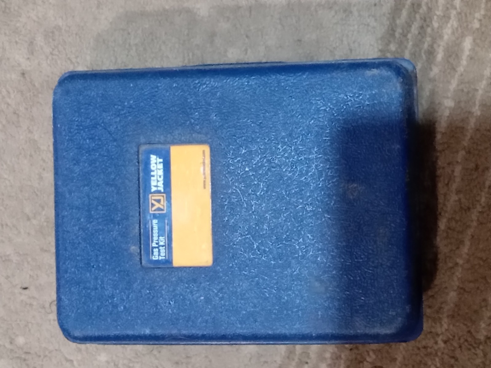YELLOW JACKET Gas Pressure Test Kit Blue w/ Gauge, Hose, Case MPN 78060 78055