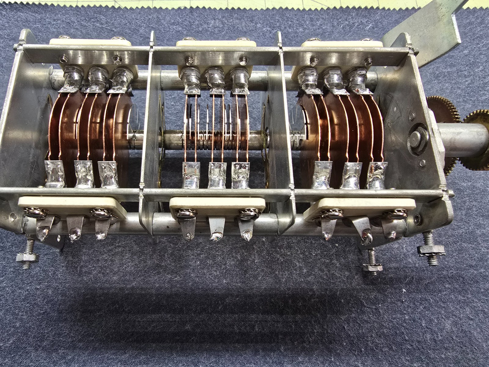 Hammarlund HQ - 180 Ham Radio Receiver Part - Band Spread Variable Capacitor